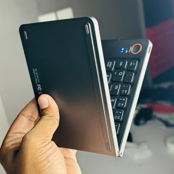 GearUP B023 Rechargeable Ultra Slim Folding Pocket Bluetooth Keyboard - Image 2